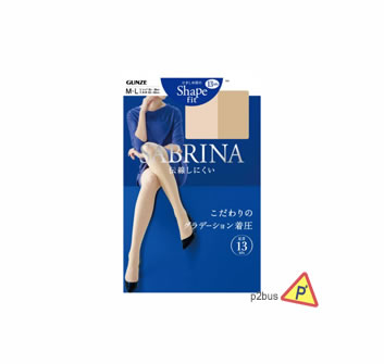 GUNZE SABRINA Shape Fit Pantyhose M~L