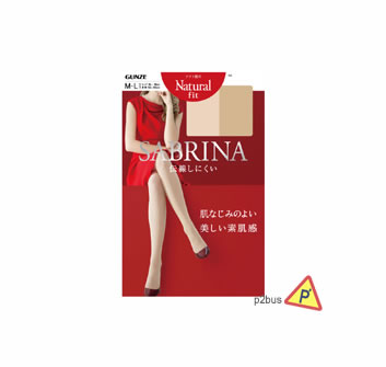 GUNZE SABRINA Natural Fit Pantyhose M~L