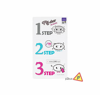 Holika Holika Pig-Nose Clear Blackhead 3 Step Kit NO WATER