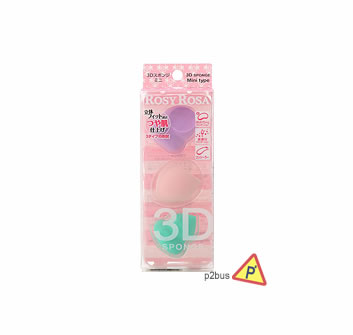 Rosy Rosa 3D Sponge Mini Type 3P