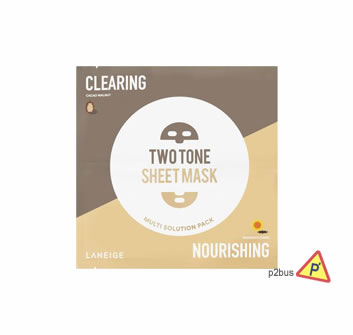 Laneige Two Tone Sheet Mask (Clear/Nourish)