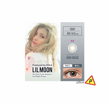 Lil Moon Daily Color Contact Lens SKIN GREGE