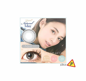 Luna Natural 1 Day Color Contact Lens AQUA