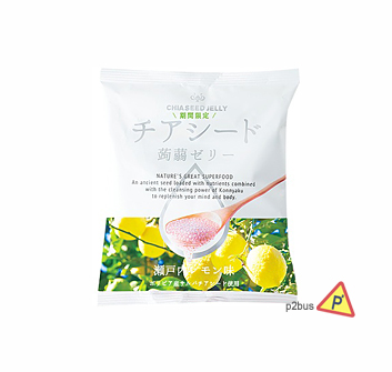 Chiakon Chia Seed Konnyaku Jelly (Lemon)