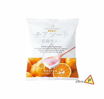 Chiakon Chia Seed Konnyaku Jelly (Orange)