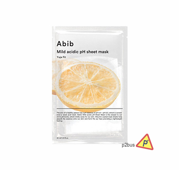 Abib Mild Acidic pH Sheet Mask (Yuja Fit)