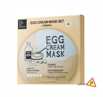Too Cool For School Egg Cream Mask Firming 5pcs