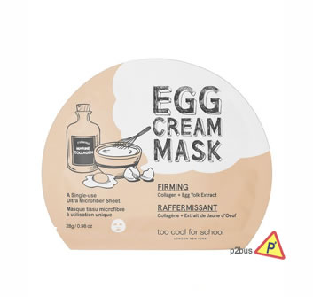 Too Cool For School Egg Cream Mask Firming 1pc