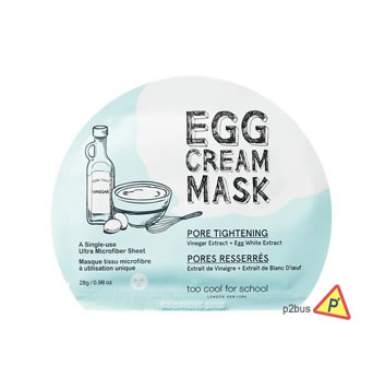 Too Cool For School Egg Cream Mask Pore Tightening 1pc