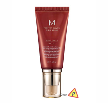 Missha Perfect Cover BB Cream (21 Light Beige)