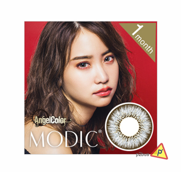 Angelcolor Modic Color Contact Lens (Monthly Spotlight Gray) 0.00