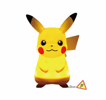 Pikachu Squishy Interactive Dancing Light