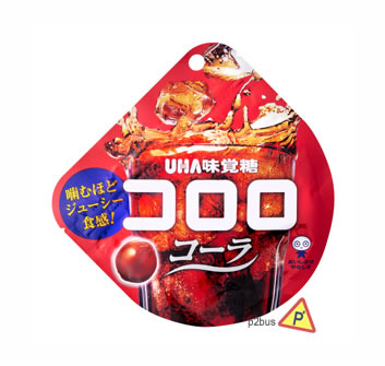 UHA 100% Juicy Soft Candy (Coca Cola)