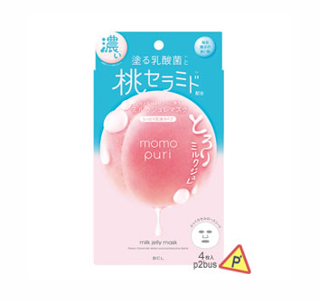 BCL Momo Puri Peach Moisturizing Milk Jelly Mask (Moist)
