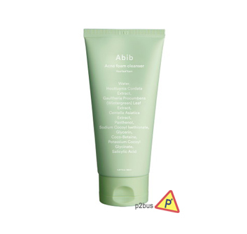 Abib Heartleaf Acne Foam Cleanser