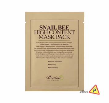 Benton Snail Bee High Content Mask Pack 10pcs