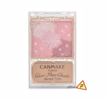 Canmake Glow Fleur Cheeks Blend Type (B02 Rose Ballerina)