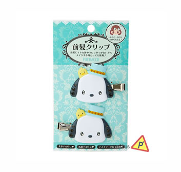 Sanrio Character Hair Clip Crystal (Pochacco)