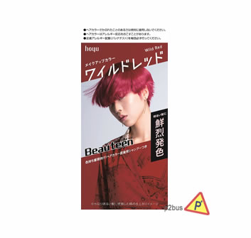 Hoyu Beauteen Make Up Hair Color (Wild Red)