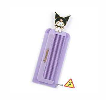 Sanrio Character Compact Comb (Kuromi)