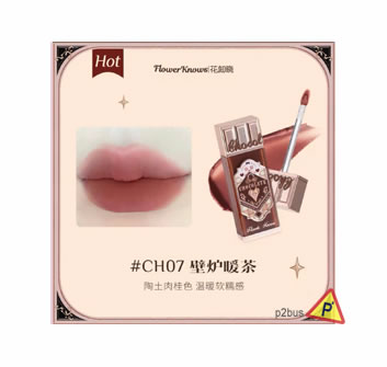 Flower Knows Chocolate Cloud Lip Cream (CH07 Fireplace Tea)