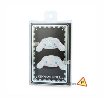 Sanrio Character Jewel Glittered Hair Clips (Cinnamoroll)