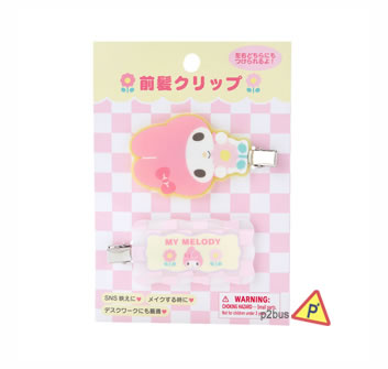 Sanrio Character Hair Clips (My Melody)