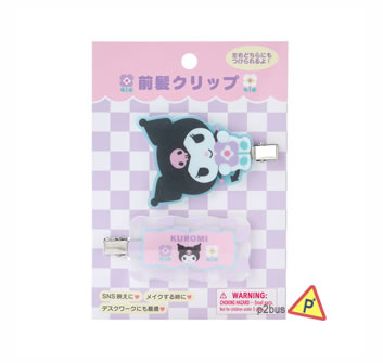 Sanrio Character Hair Clips (Kuromi)