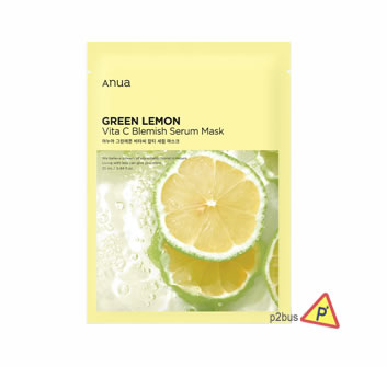 Anua Green Lemon Vita C Blemish Serum Mask 1pc