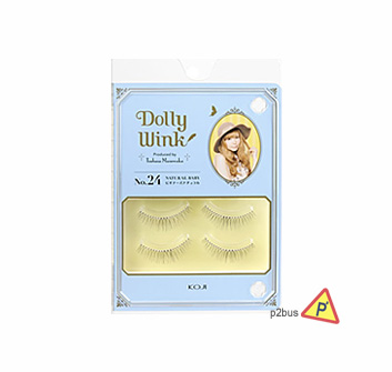 Dolly Wink False Eyelashes No.24 Natural Baby