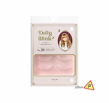 Dolly Wink False Eyelashes No.26 Brown Sweet